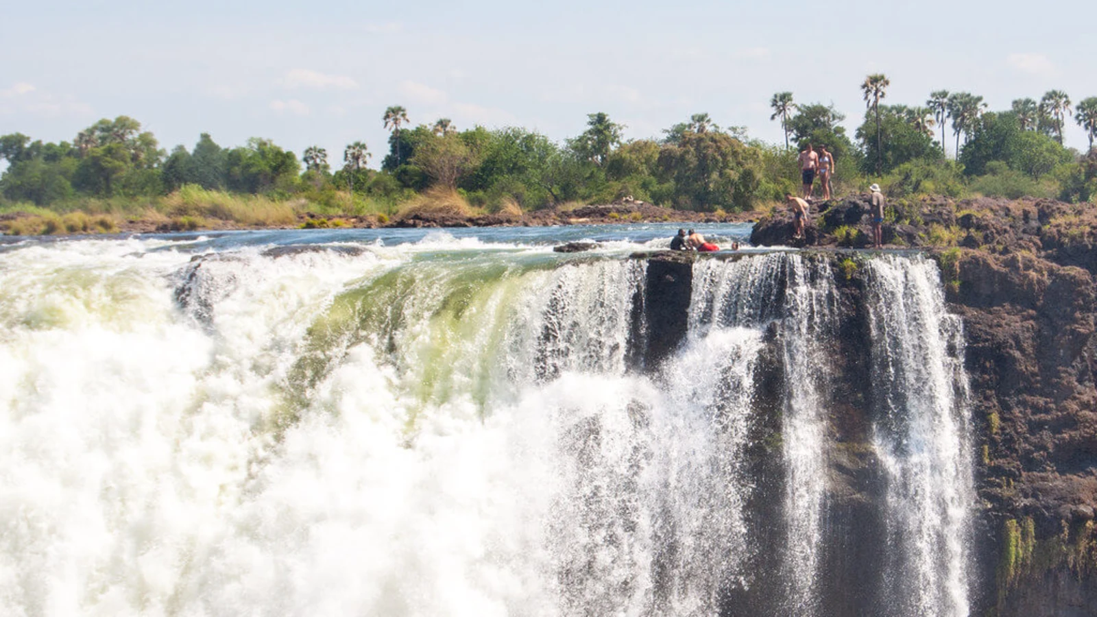 Piscine du diable, Zambie, Zimbabwe