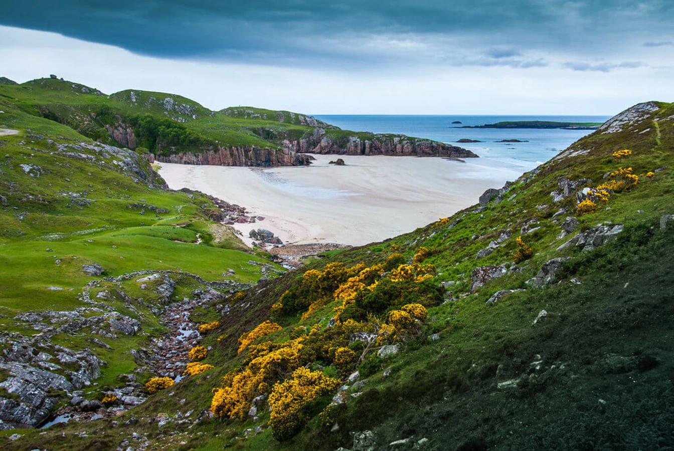 Ceannabeinne Beach, Écosse
