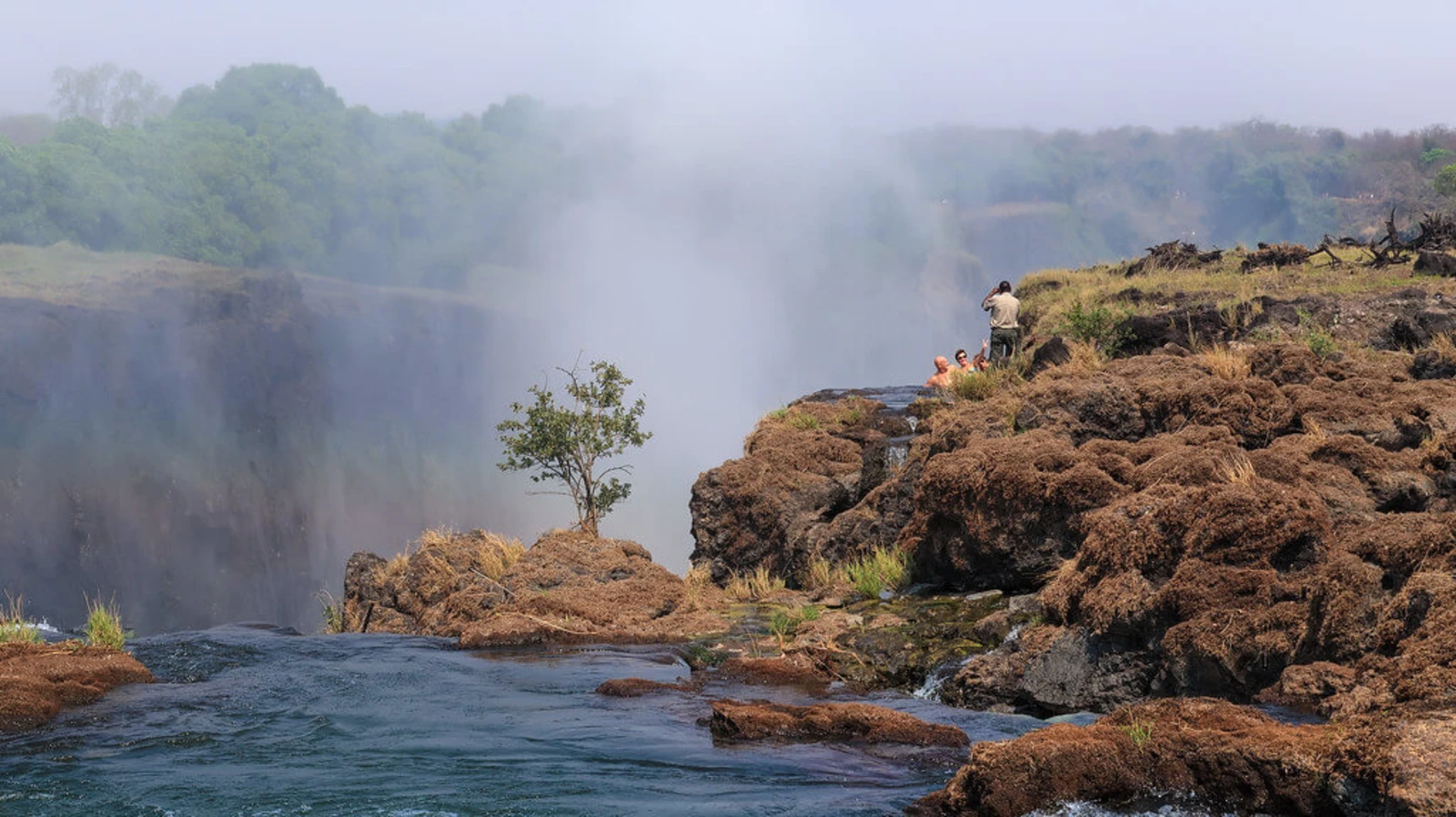 Piscine du diable, Zambie, Zimbabwe