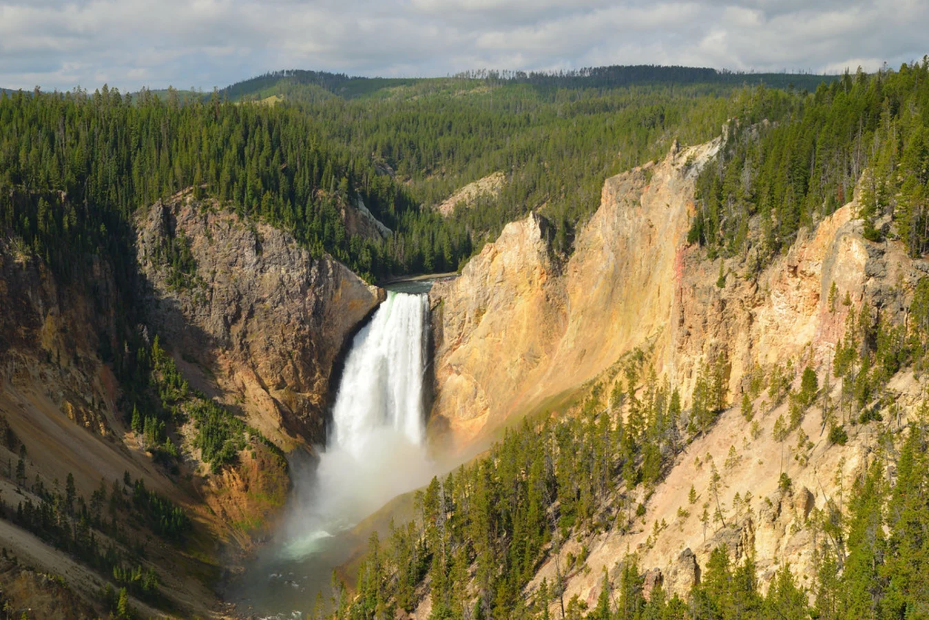 Chutes Yellowstone, États-Unis