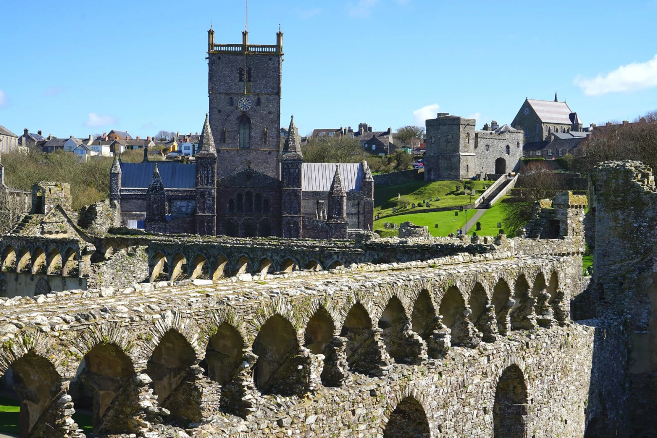 Palais des évêques de St Davids, Pays de Galles