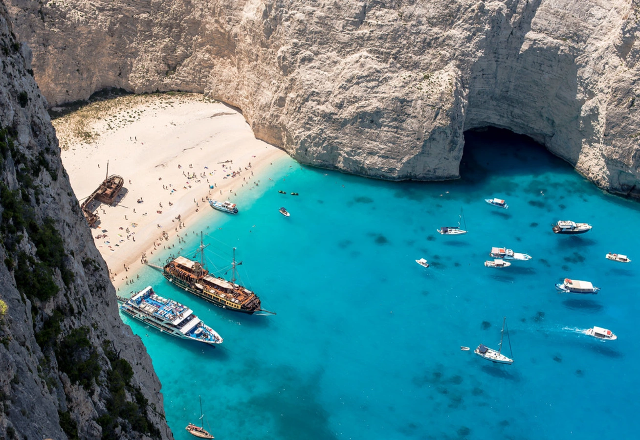 Baie du Naufrage, Grèce