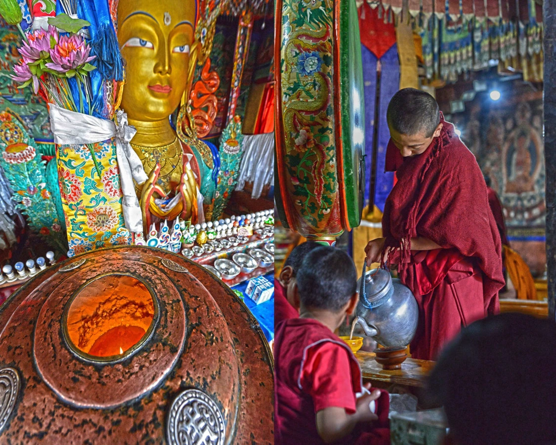 Monastère de Thiksey, Inde