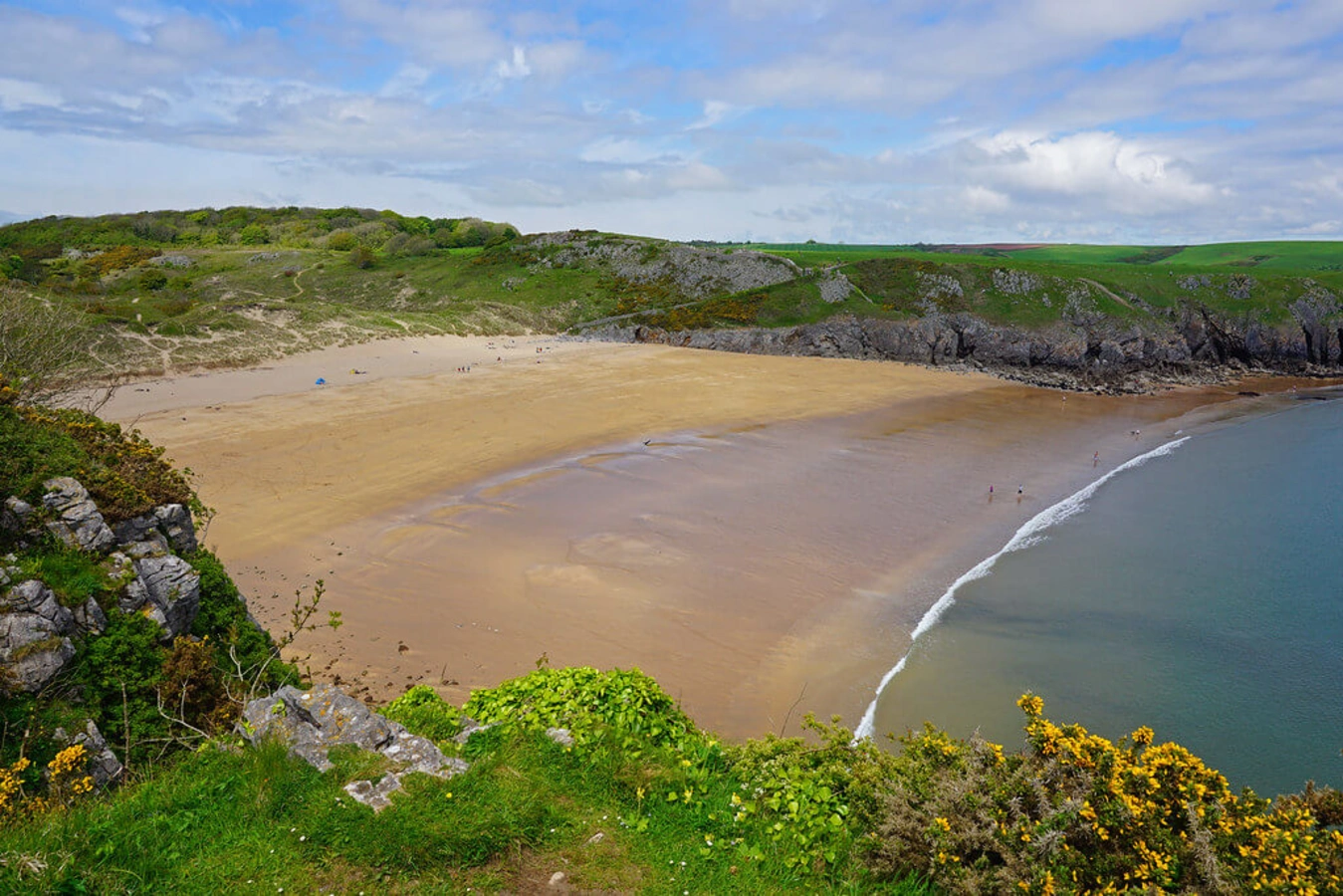 Baie de Barafundle, Pays de Galles