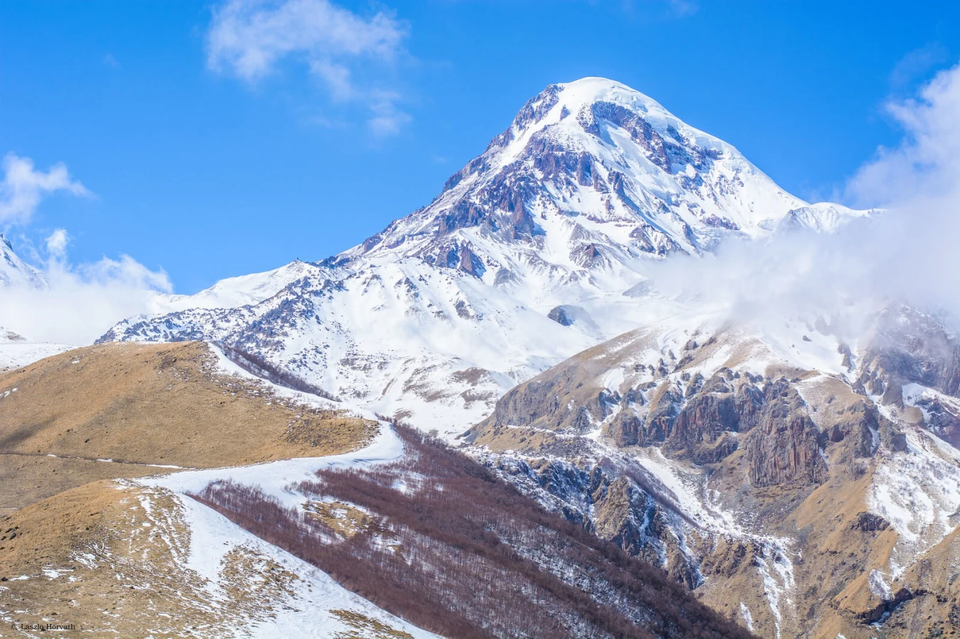 Mont Kazbek, Géorgie
