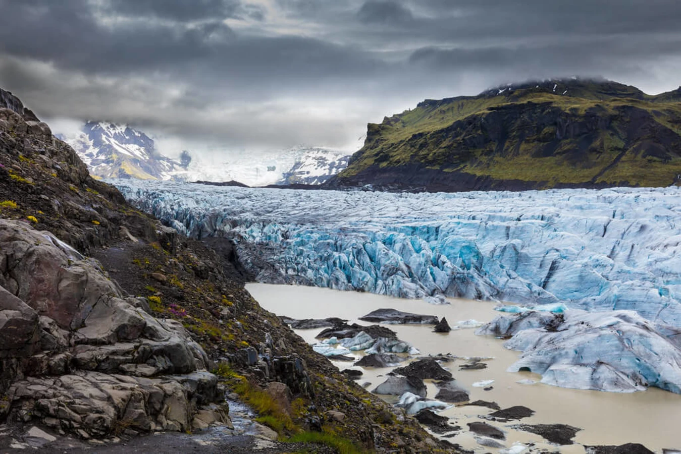 Svinafellsjokull, Islande