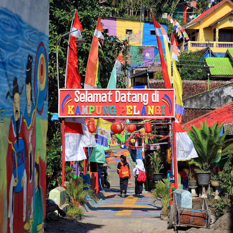 Kampung Pelangi, Indonésie