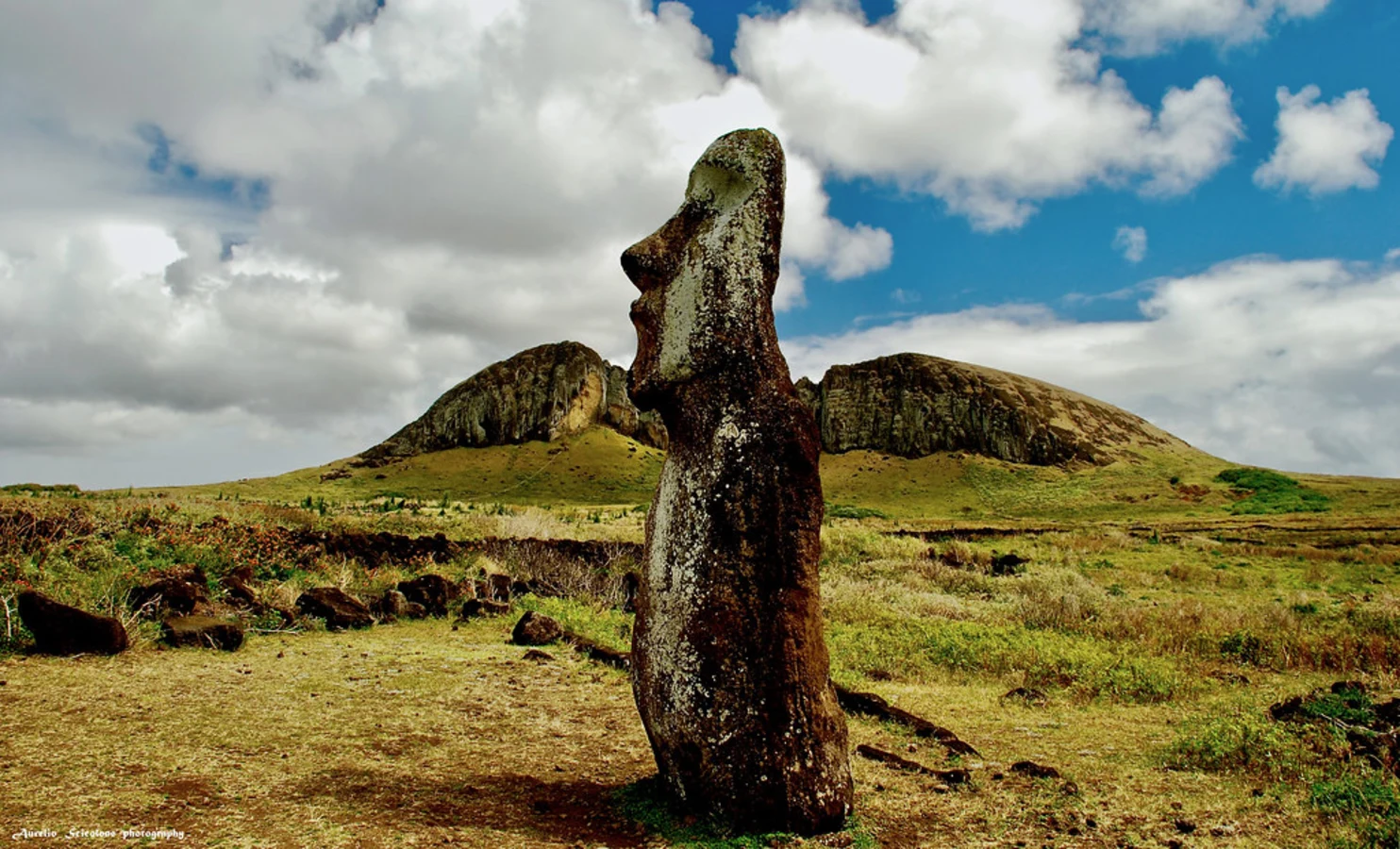 Ahu Tongariki, Chili, Île de Pâques