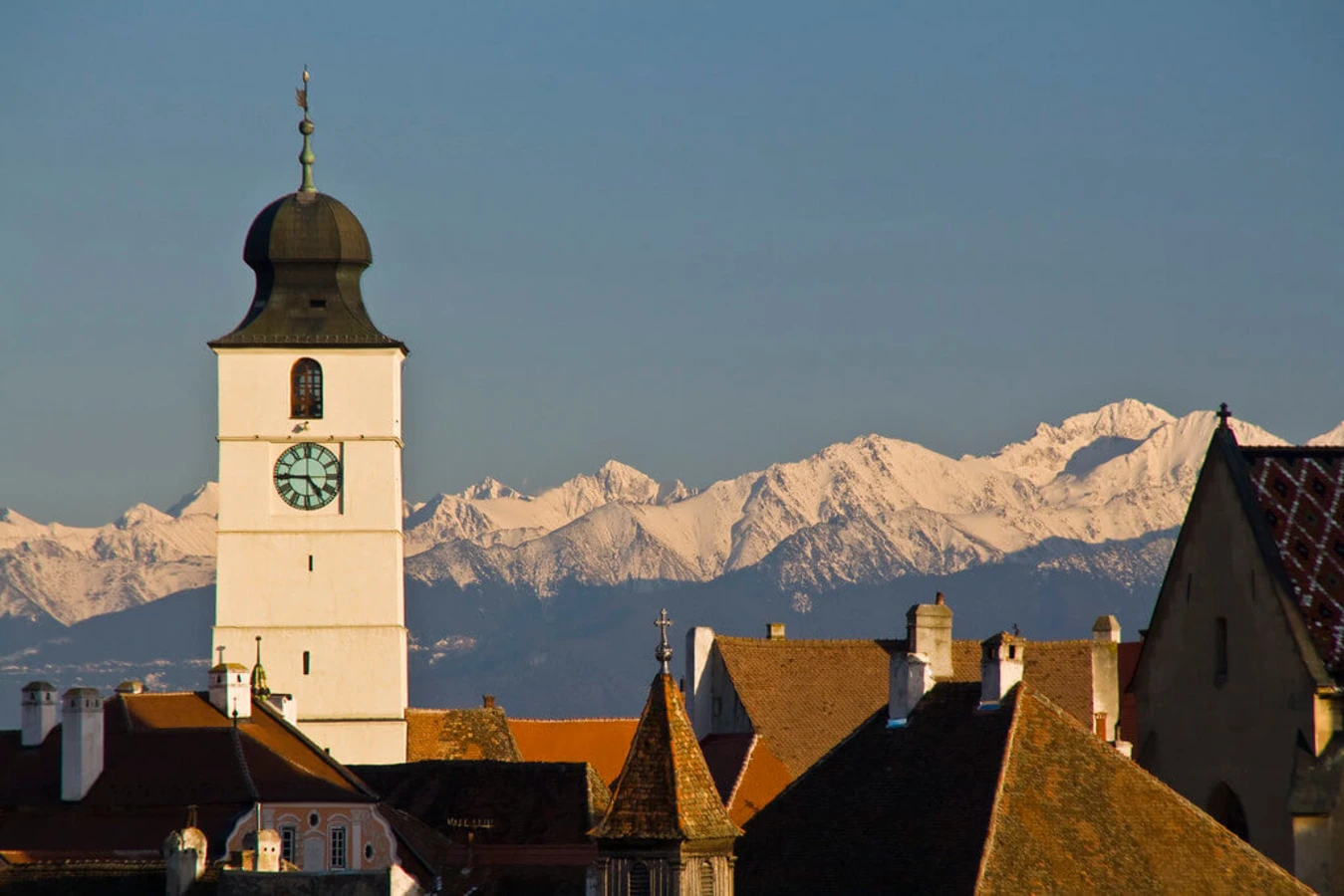 Vieille ville de Sibiu, Roumanie