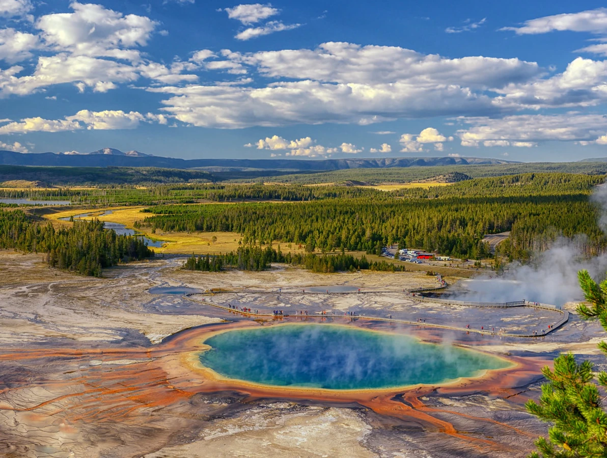 Midway Geyser Basin, États-Unis