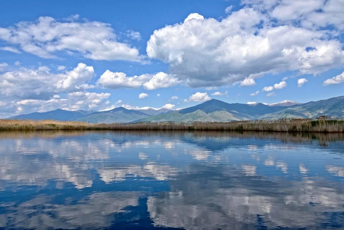 Lac Prespa, Macédoine du Nord, Albanie, Grèce