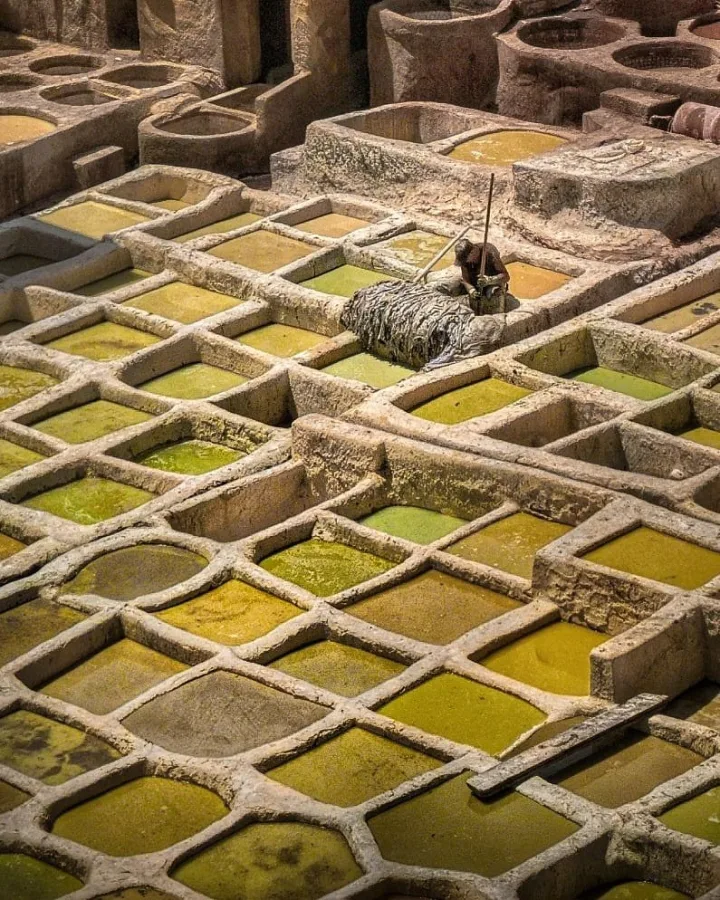 Tannerie Chouara, Maroc