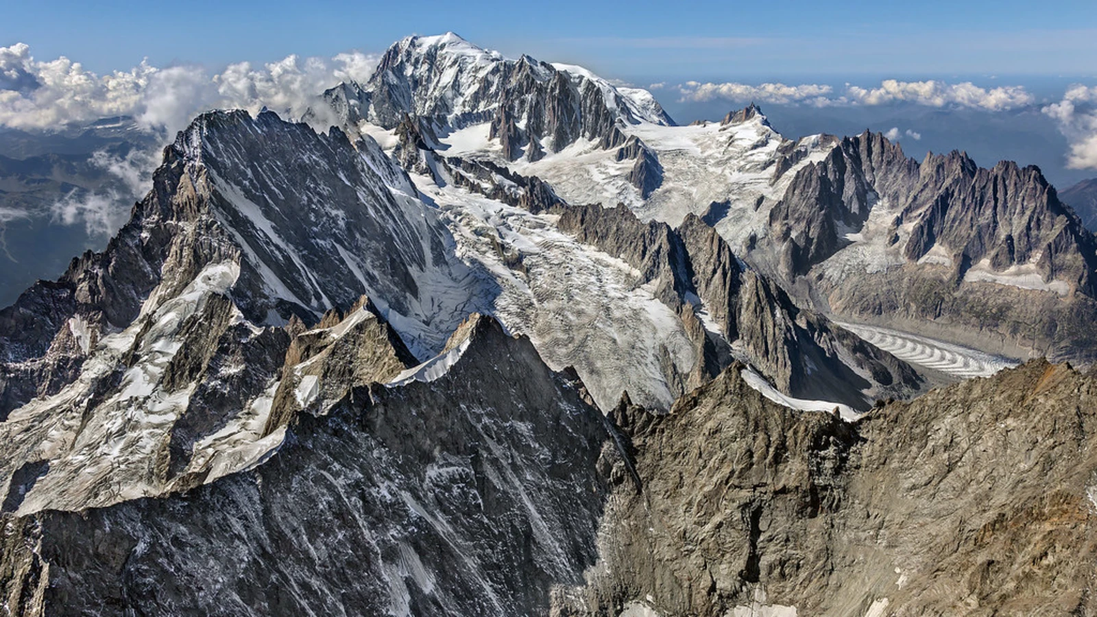 Glacier de Leschaux, Italie
